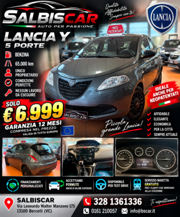 Lancia Ypsilon III 2011 1.2 8v Silver s&s 69cv E6 - Lancia