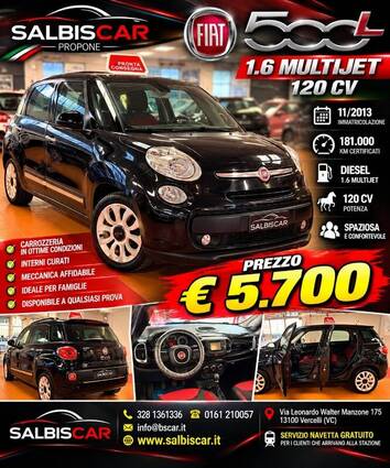 Fiat 500L 2012 1.6 mjt Easy 105cv - Fiat