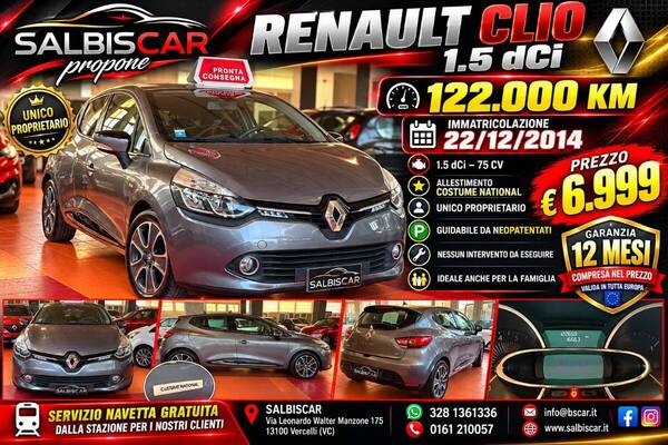 Renault Clio 1.5 dci Costume National 75cv